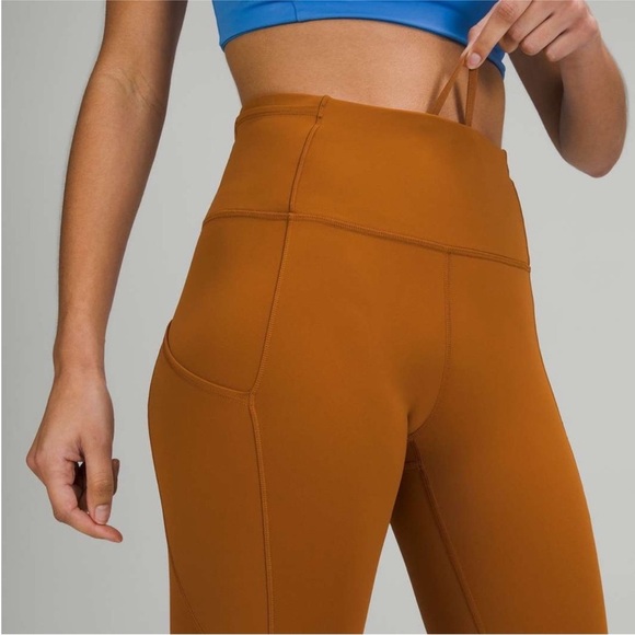 NEW! Lululemon Fast and Free 28” Butternut Brown High Rise Tight/ Leggings. - Picture 4 of 9